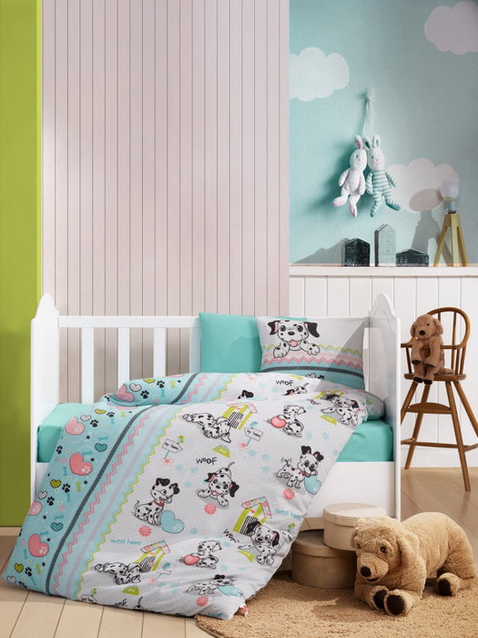 L'essentiel linge de maison Juego de funda nórdica Dalmaçyalı v2 - Mint L'essentiel linge de maison Juego de funda nórdica Dalmaçyalı v2 - Mint